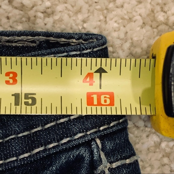 Project‎ Indigo Dark Wash Straight Cuffed Cropped Jeans 9 - Picture 13 of 16